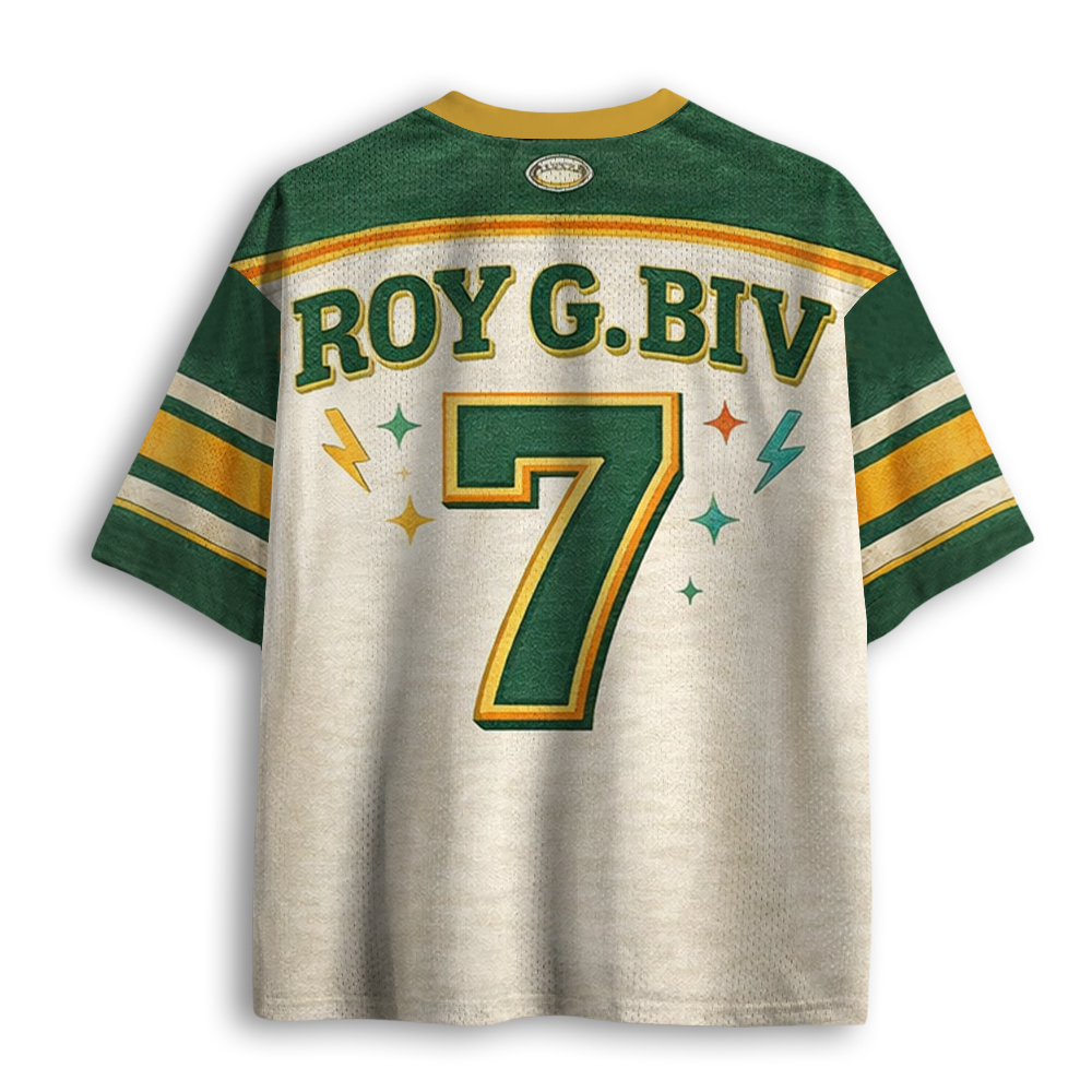 Baddiecat Call Me Roy G.Biv Mesh Jersey