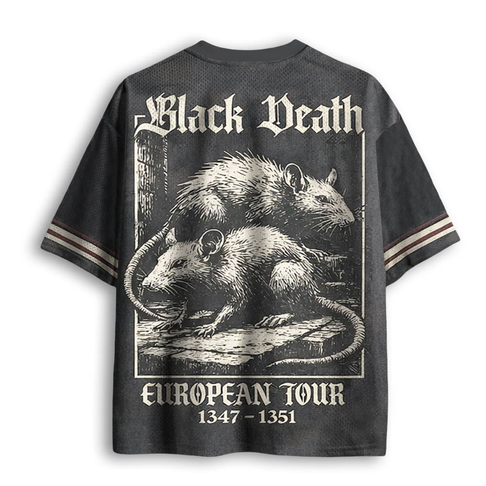 Baddiecat Black Death Mesh Jersey