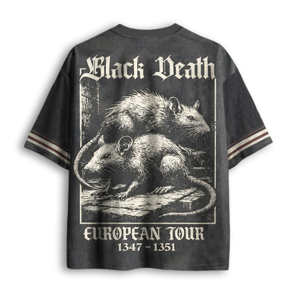 Baddiecat Black Death Mesh Jersey