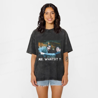 Baddiecat Funny Quote Tee Washed T-shirt