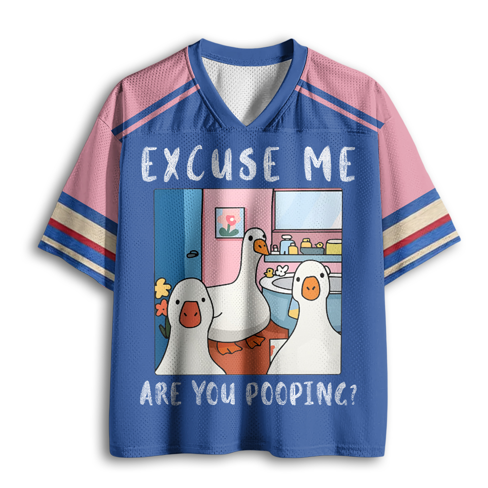 Baddiecat Excuse Me Are You Pooping Mesh Jersey