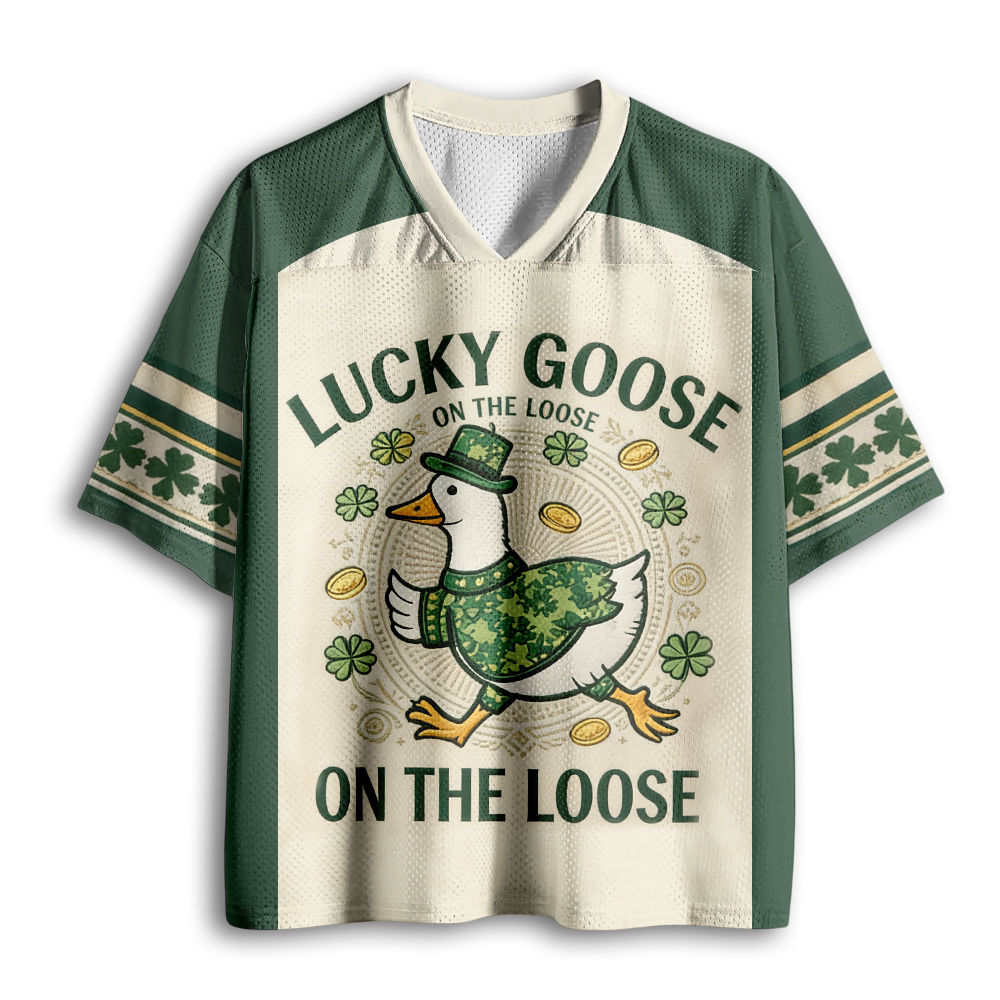 Baddiecat Lucky Goose On The Loose Mesh Jersey