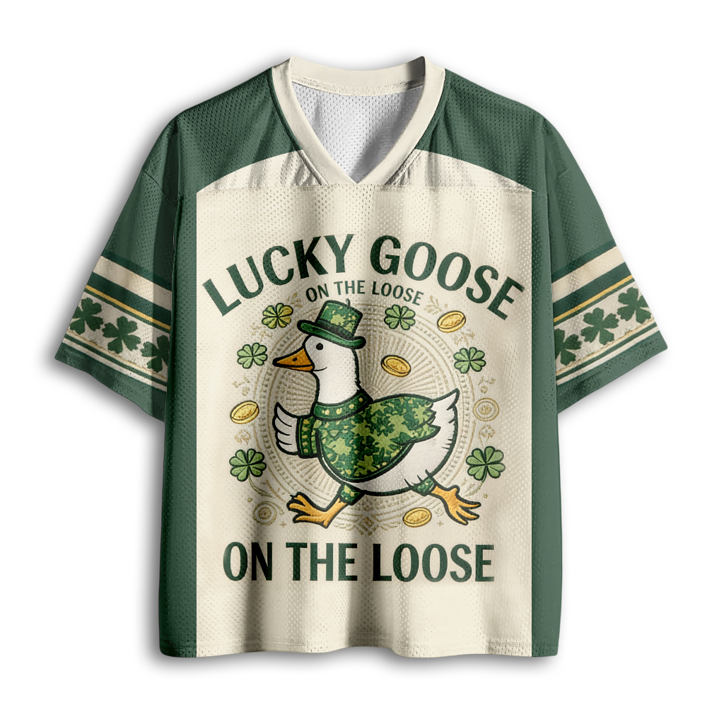 Baddiecat Lucky Goose On The Loose Mesh Jersey