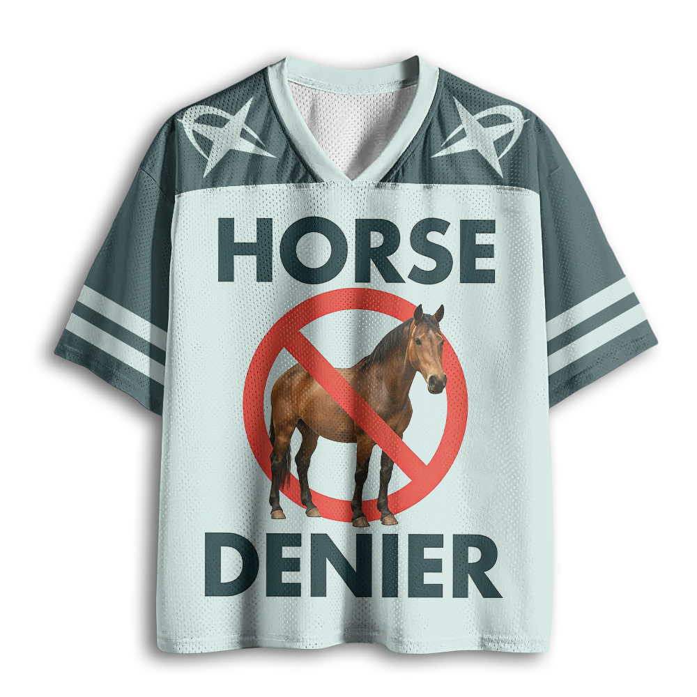 Baddiecat Horse Denier Mesh Jersey