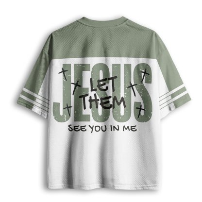 Baddiecat Jesus Is Savior Mesh Jersey