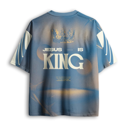 Baddiecat Jesus Is King Mesh Jersey