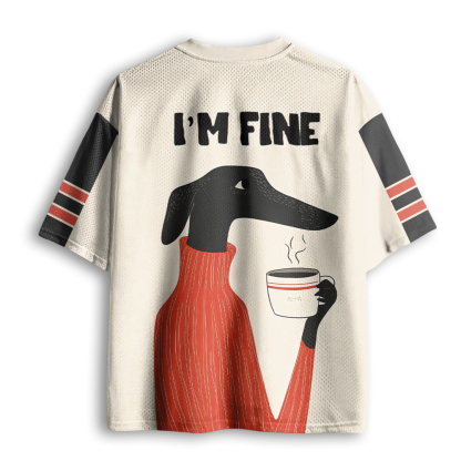 Baddiecat Fine Dog Mesh Jersey
