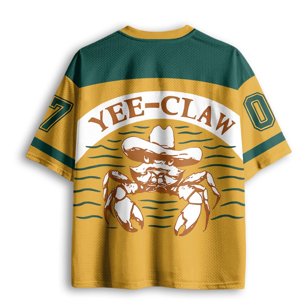 Baddiecat Cowboy Crab Mesh Jersey