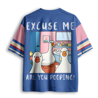 Baddiecat Excuse Me Are You Pooping Mesh Jersey