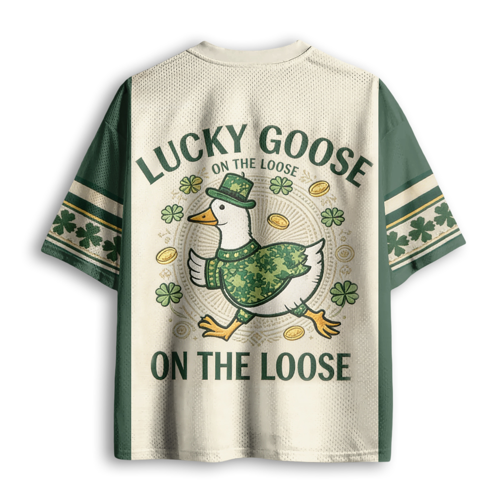 Baddiecat Lucky Goose On The Loose Mesh Jersey