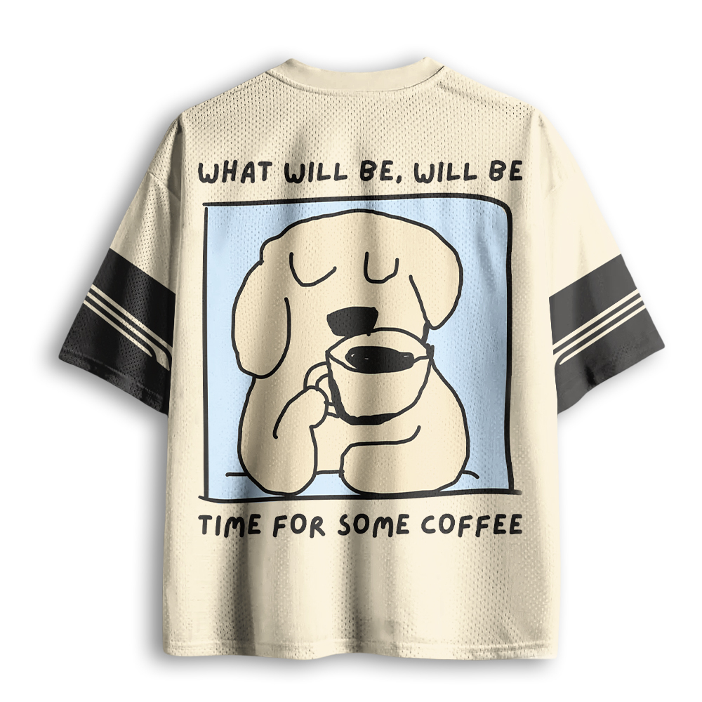 Baddiecat Time For Some Coffee Mesh Jersey