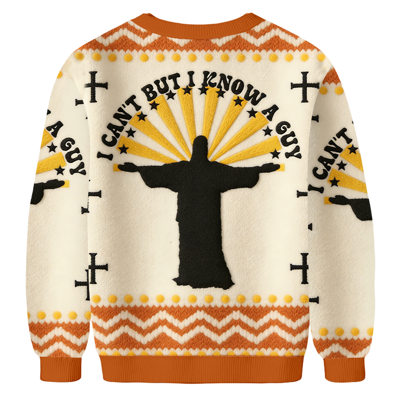 Baddiecat I Can't But I Know A Guy Ugly Sweatshirt