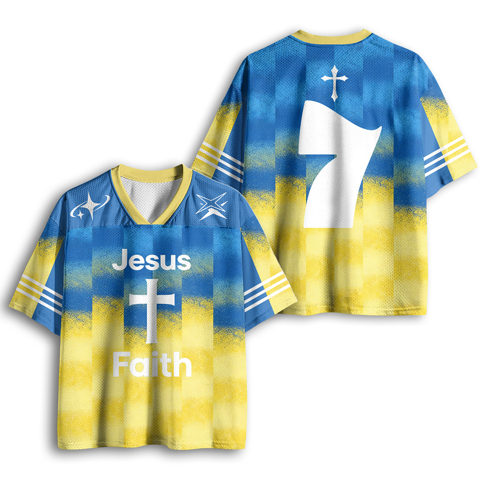Baddiecat Jesus Faith Mesh Jersey