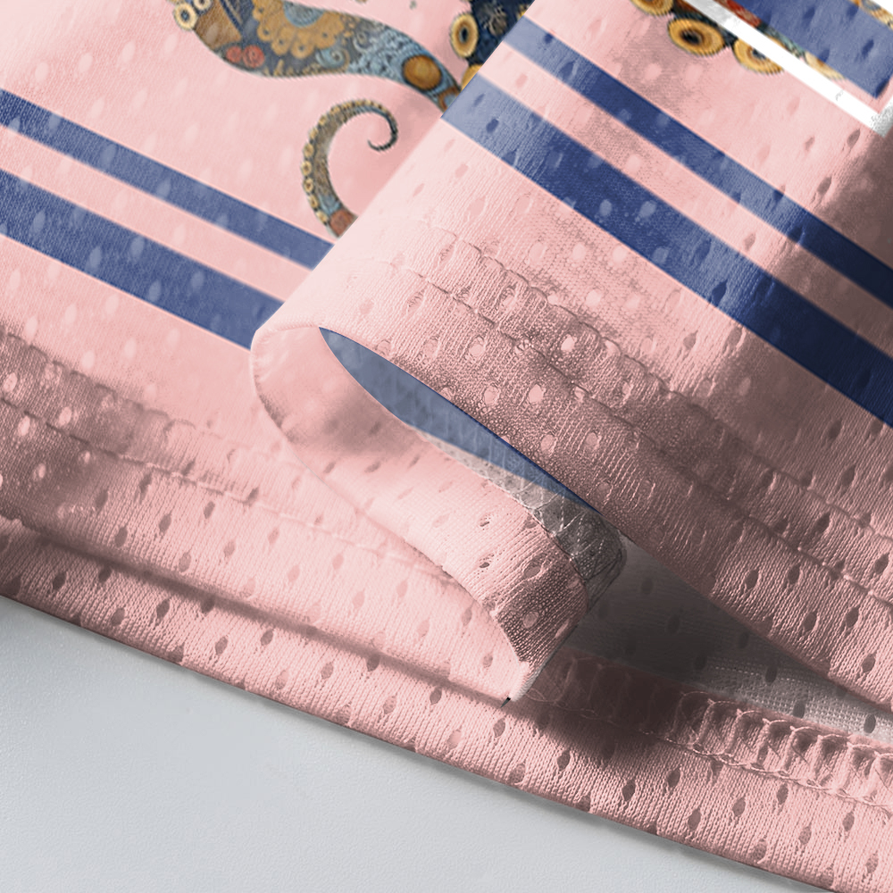 Baddiecat Illustration Of An Octopus Mesh Jersey