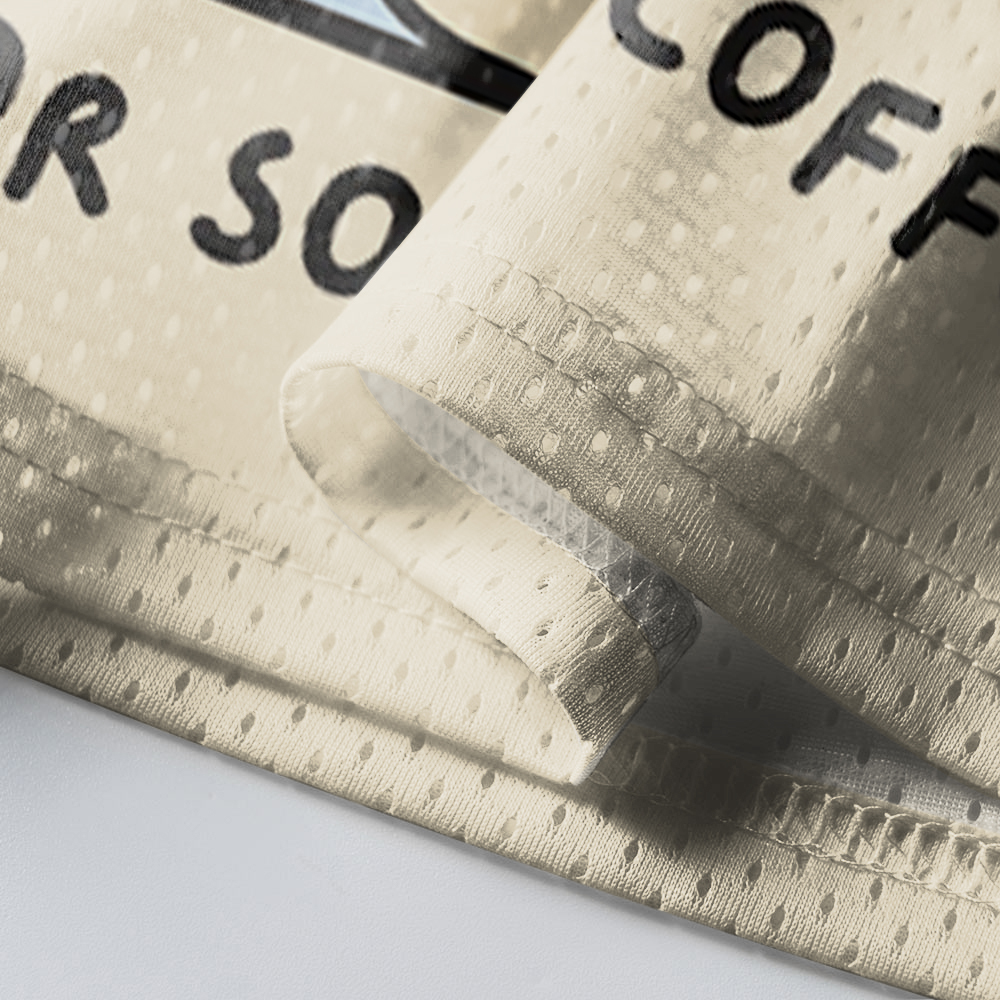 Baddiecat Time For Some Coffee Mesh Jersey