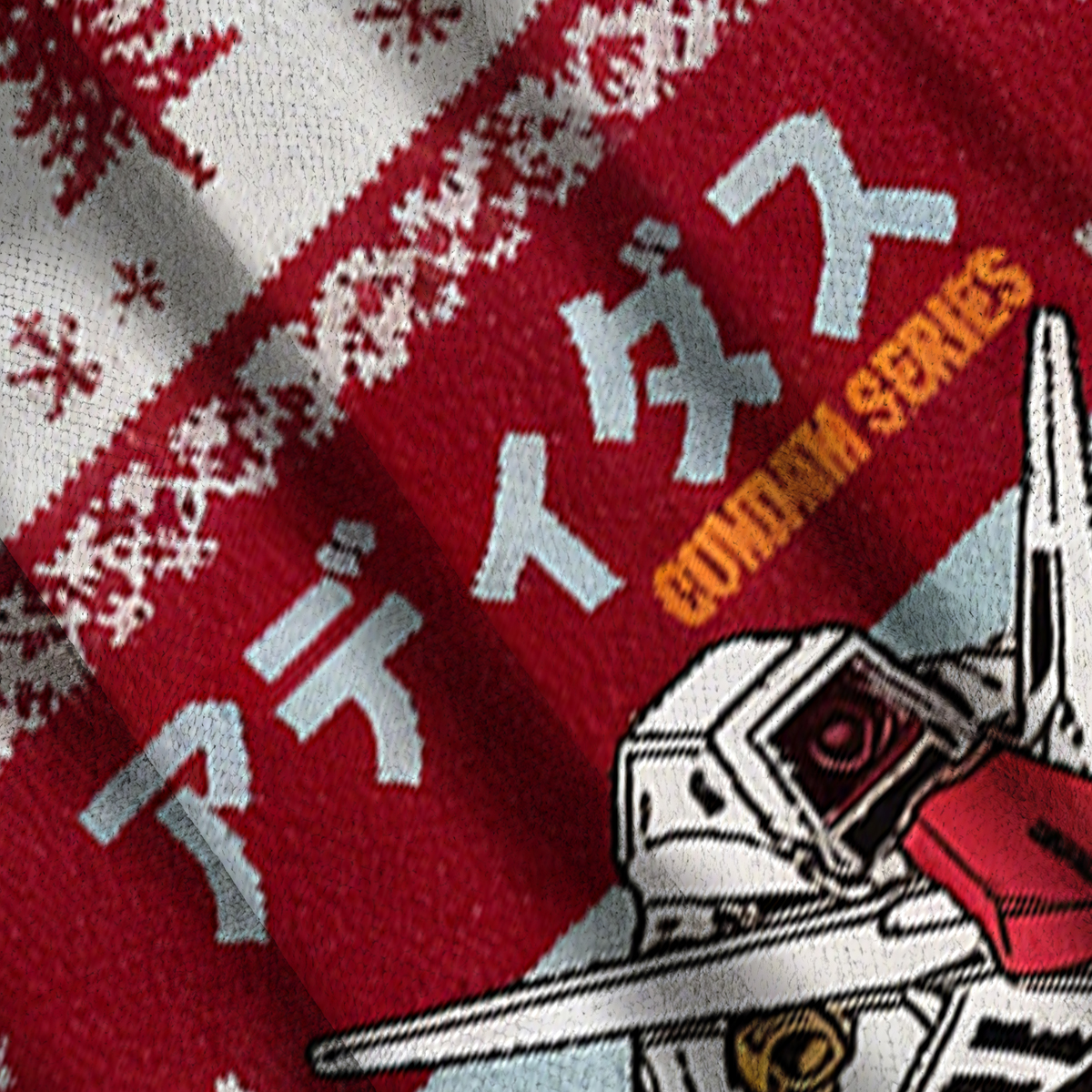 Baddiecat Adidas And Gundam Christmas Ugly Sweatshirt