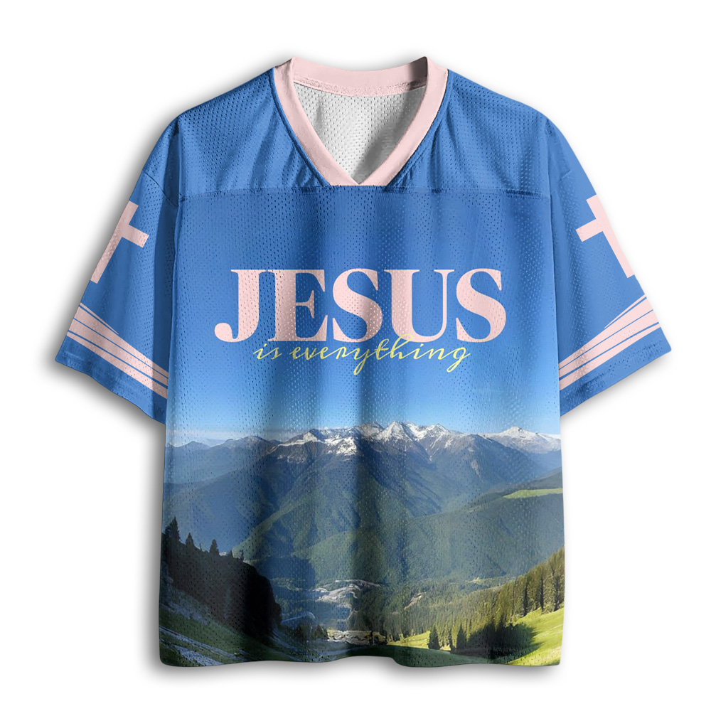 Baddiecat Jesus Is Everything Mesh Jersey