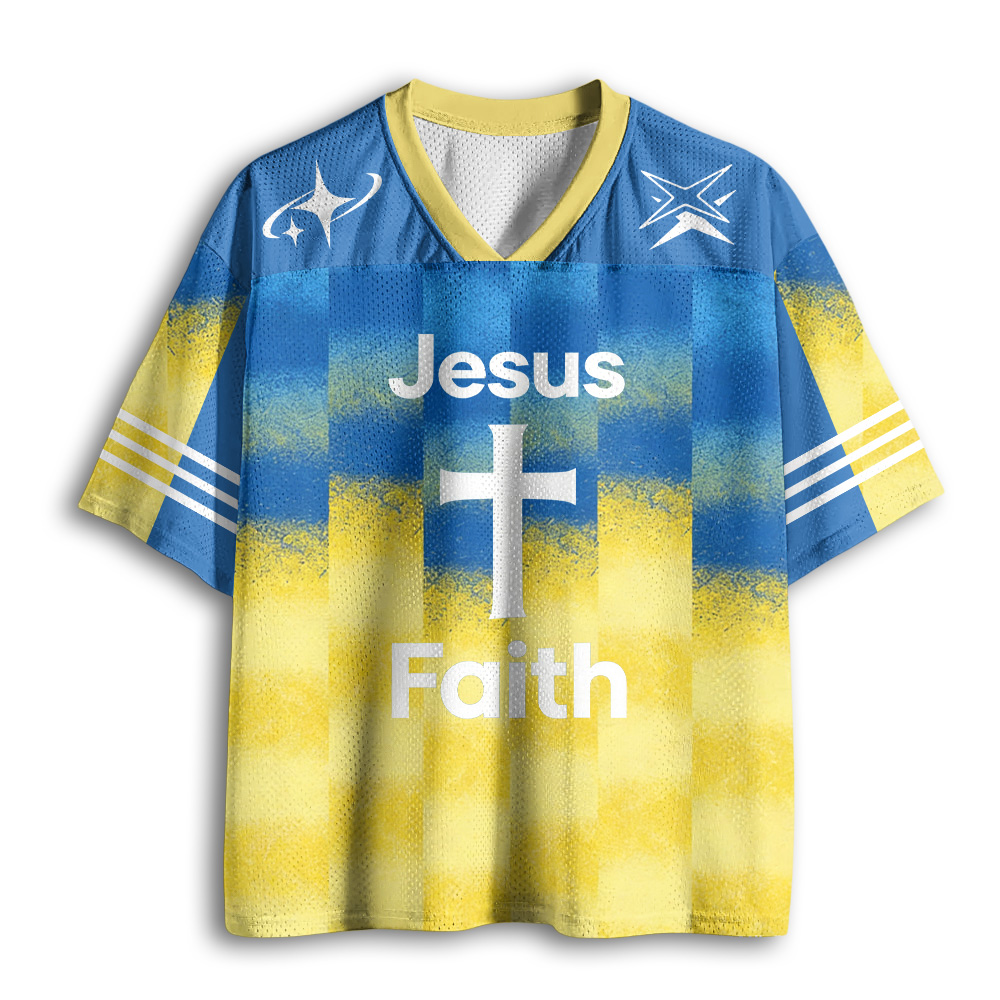 Baddiecat Jesus Faith Mesh Jersey