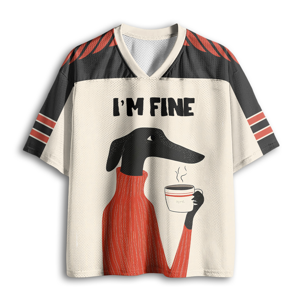 Baddiecat Fine Dog Mesh Jersey