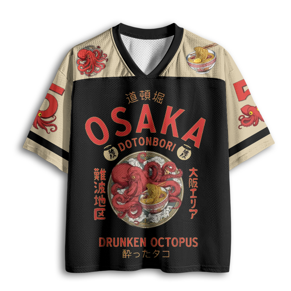 Baddiecat Octopus Ramen Mesh Jersey