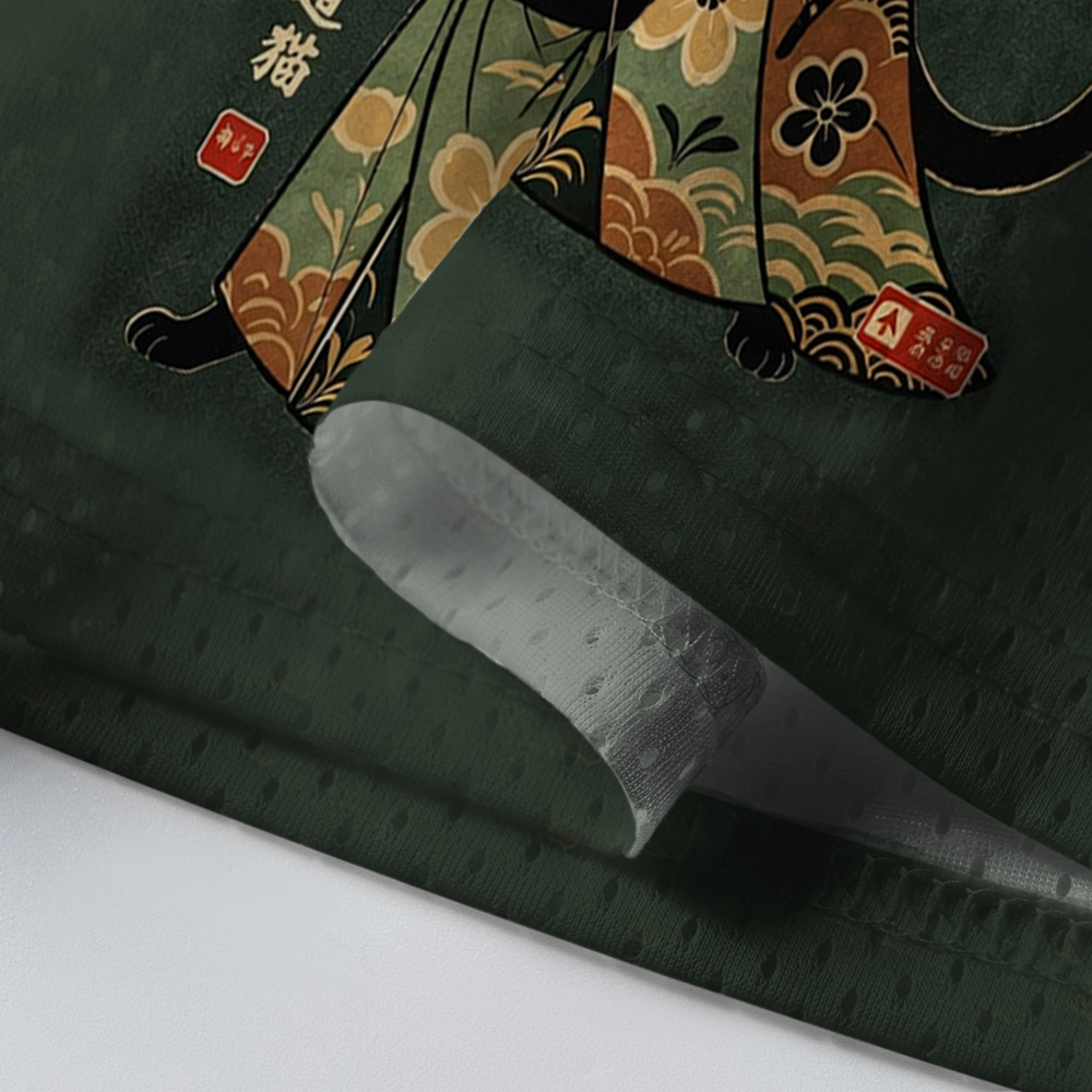 Baddiecat Japanese Cat Mesh Jersey