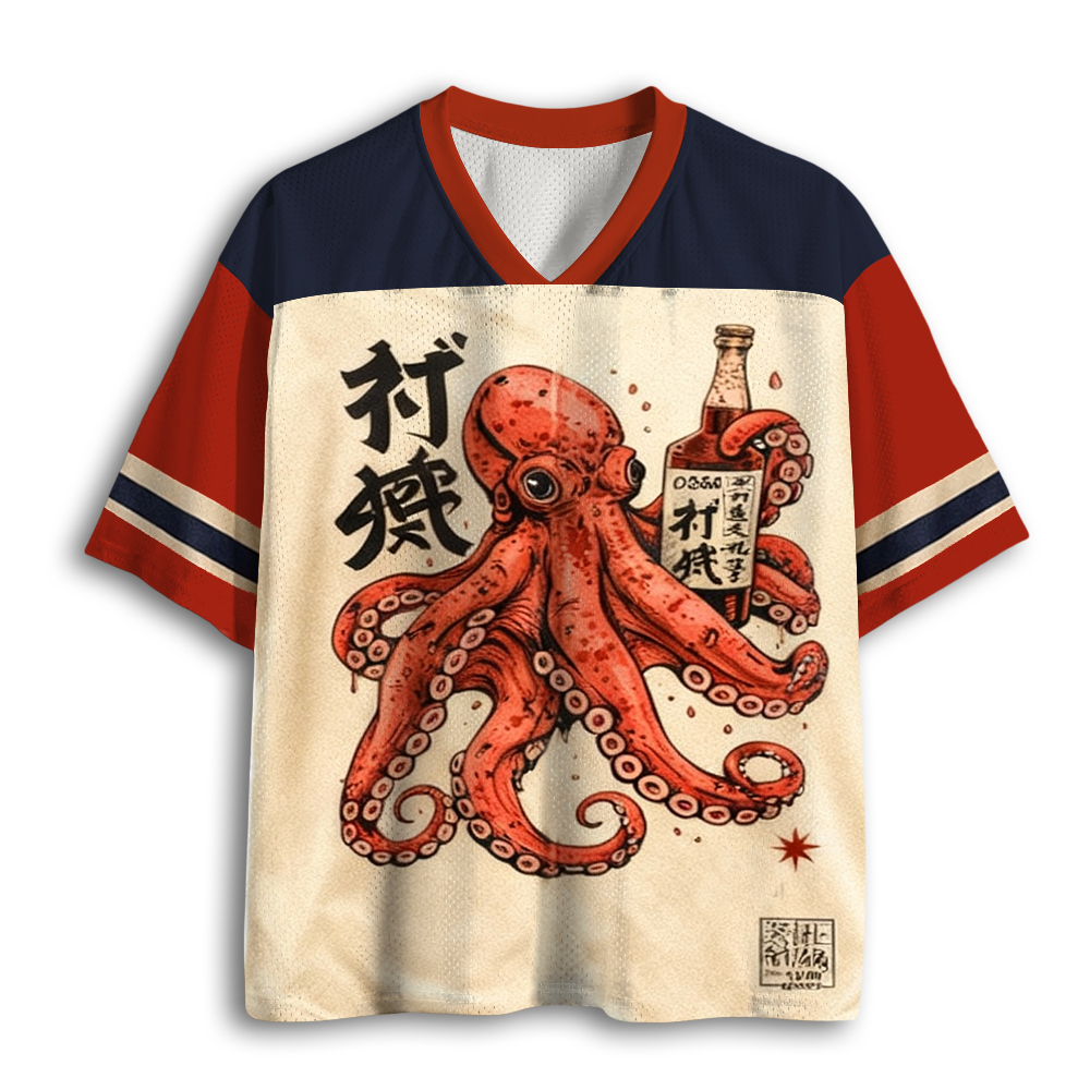 Baddiecat Osaka Saké Octopus Mesh Jersey
