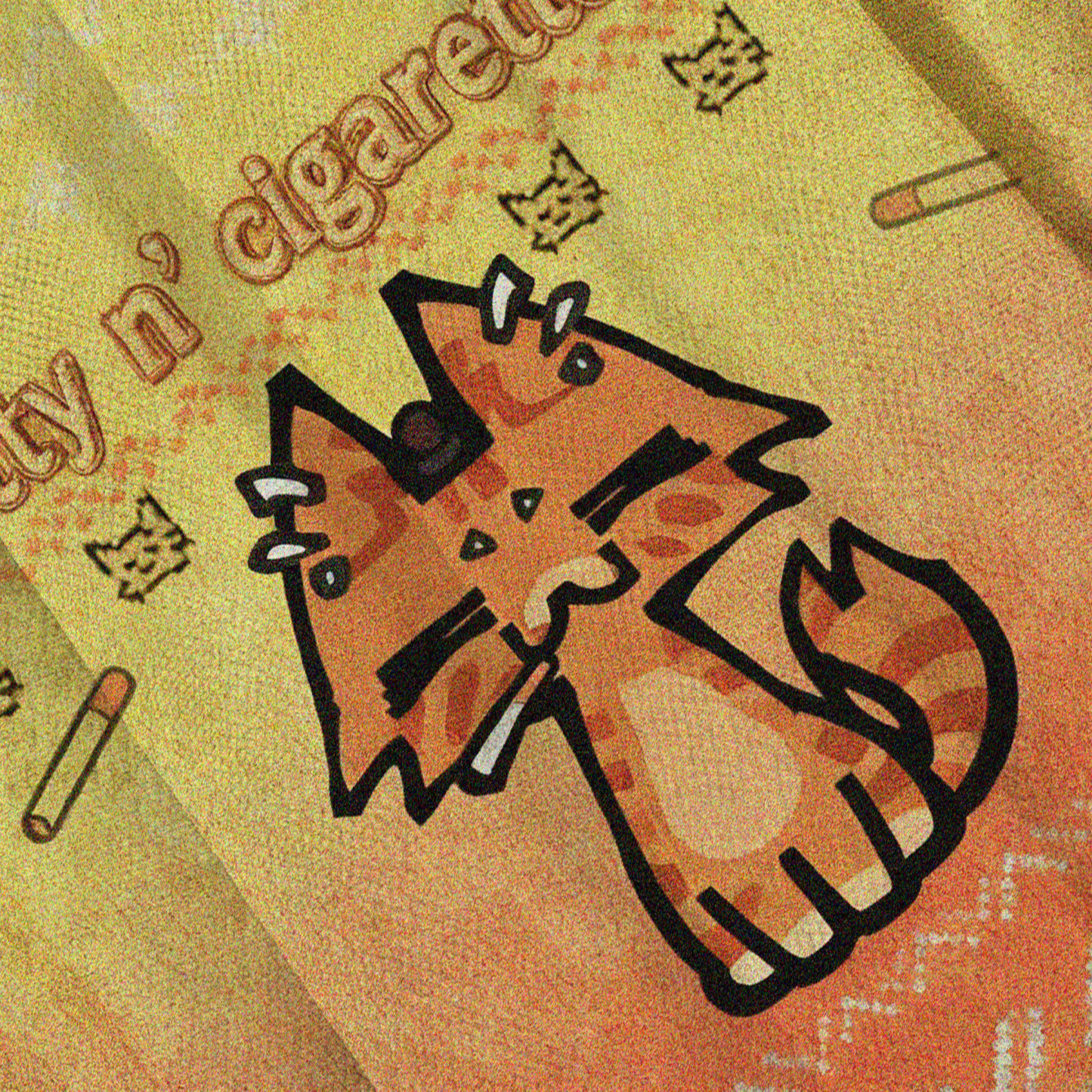 Baddiecat Kitty n’ Cigarettes Christmas Ugly Sweatshirt