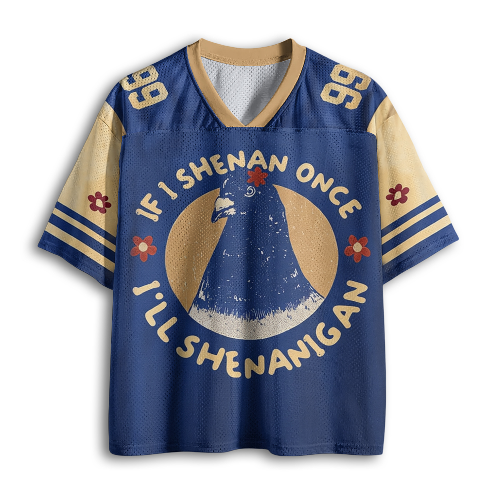 Baddiecat If I Shenan Once I'll Shenanigan Mesh Jersey