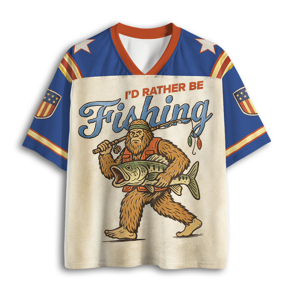 Baddiecat Bigfoot Fishing Mesh Jersey