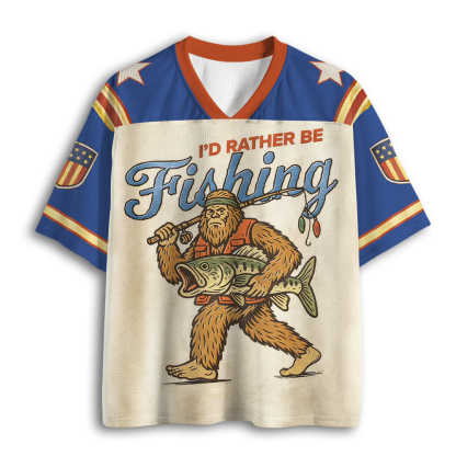 Baddiecat Bigfoot Fishing Mesh Jersey