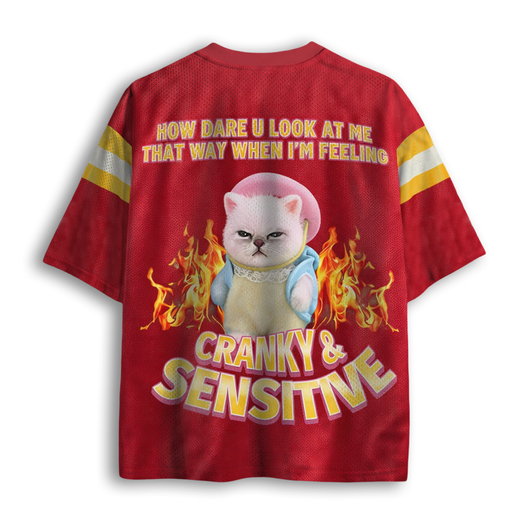 Baddiecat Cranky Kitty Mesh Jersey