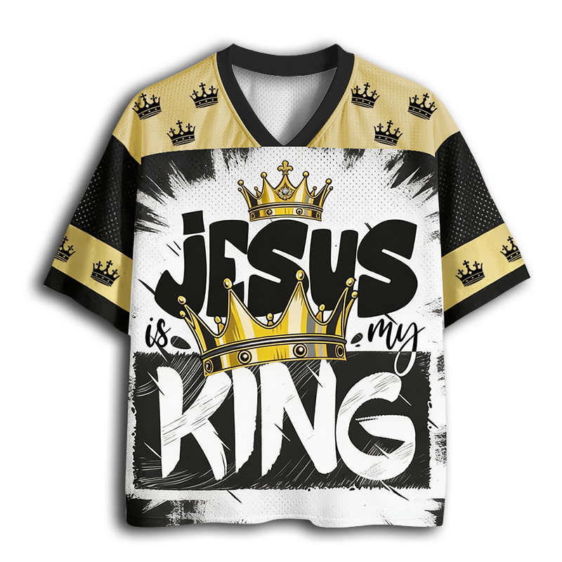 Baddiecat Jesus Faith Mesh Jersey
