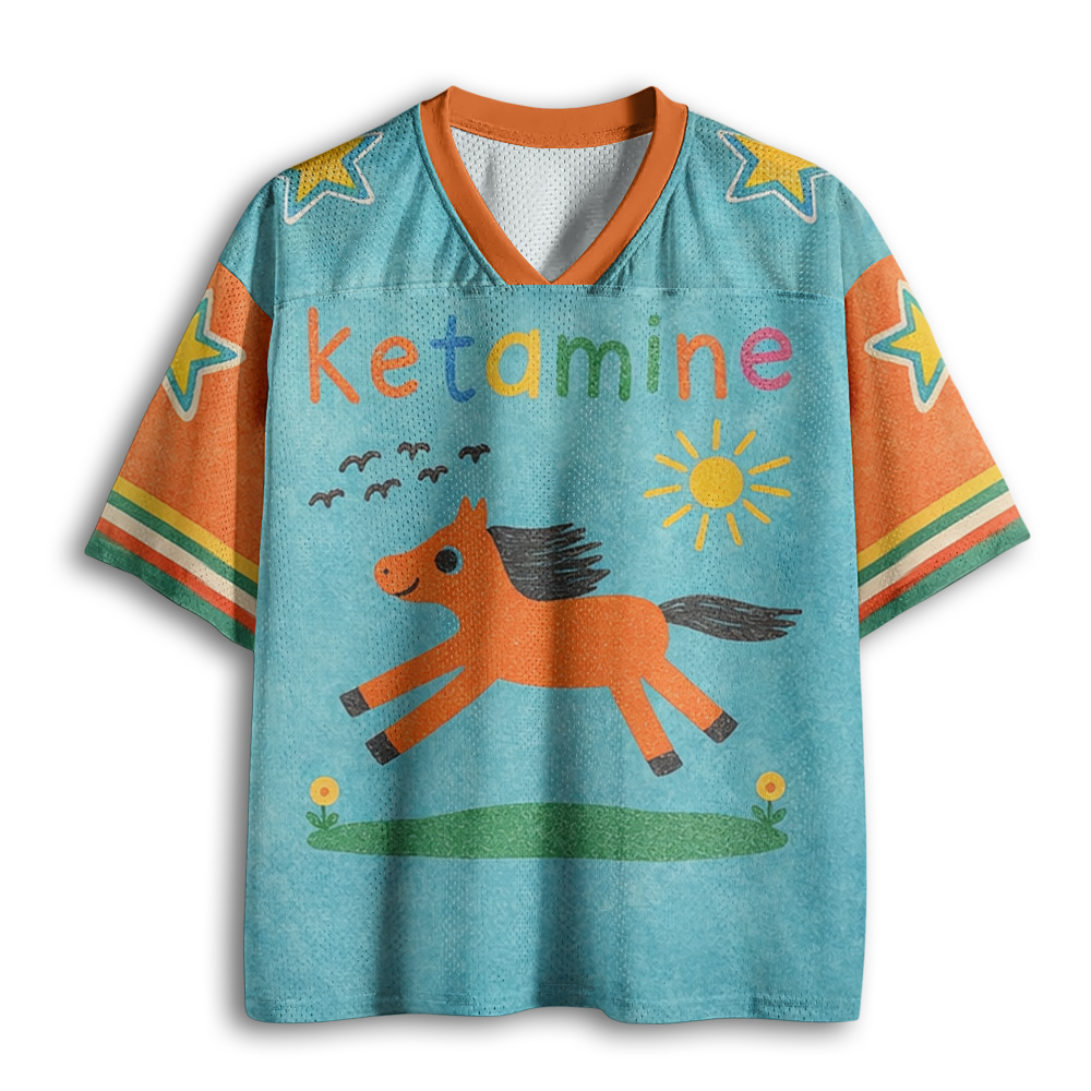 Baddiecat Ketamine Horse Mesh Jersey