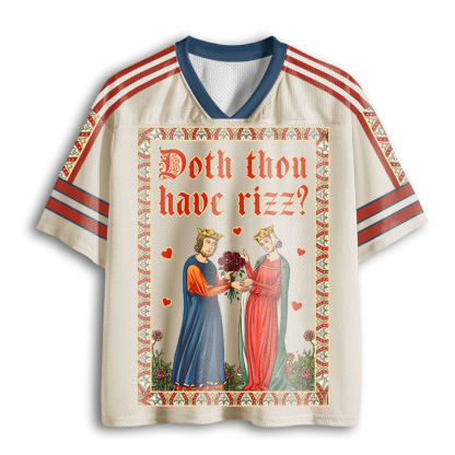 Baddiecat Doth Thou Have Rizz Mesh Jersey