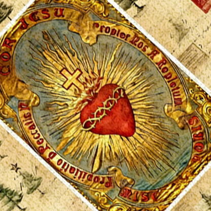 Baddiecat Sacred Heart Christmas Ugly Sweatshirt