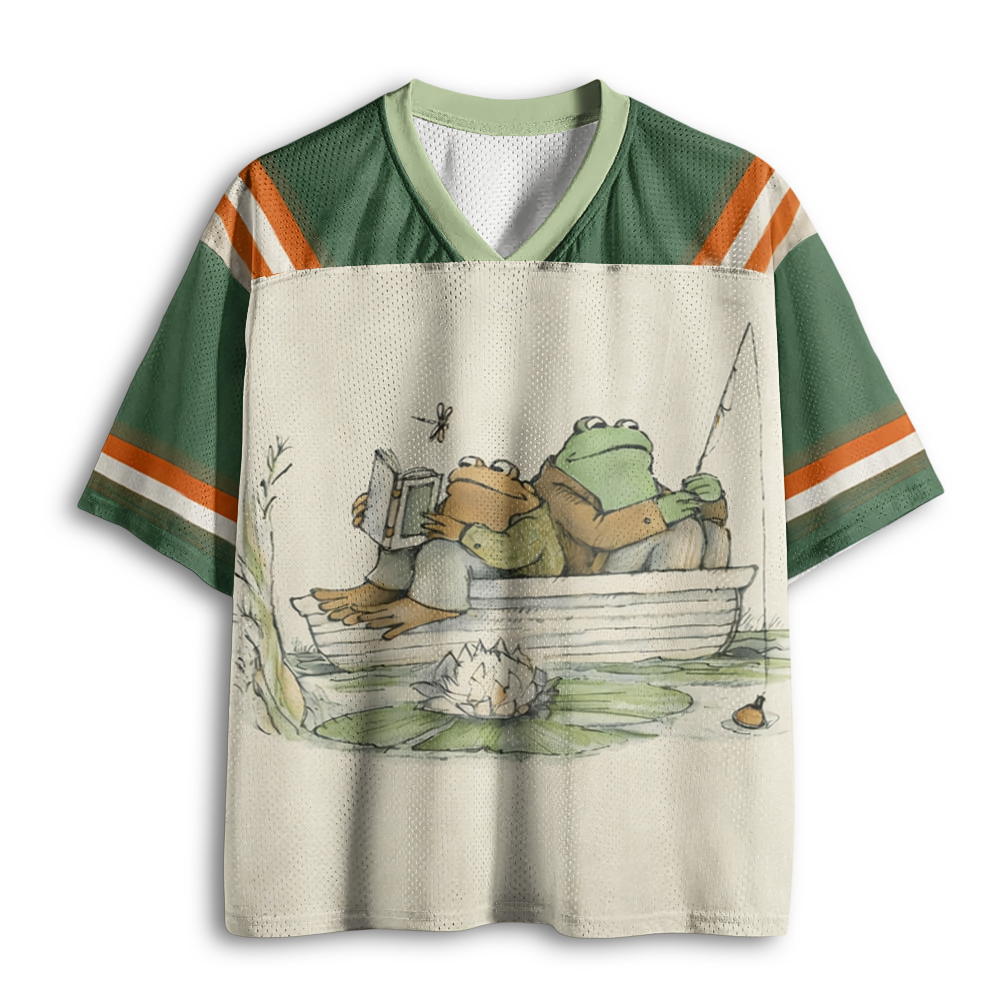 Baddiecat Two Frogs Fishing Mesh Jersey