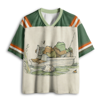 Baddiecat Two Frogs Fishing Mesh Jersey
