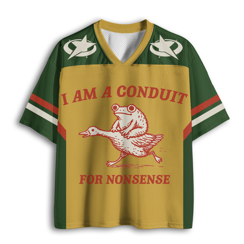 Baddiecat I Am A Conduit For Nonsense Mesh Jersey