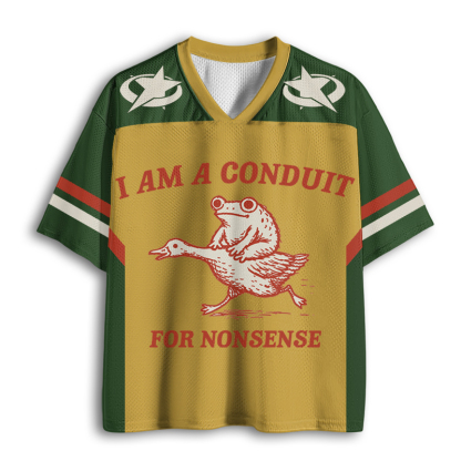 Baddiecat I Am A Conduit For Nonsense Mesh Jersey