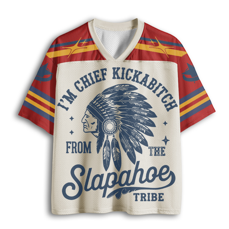 Baddiecat Chief Kickabitch From The Slapahoe Tribe Mesh Jersey