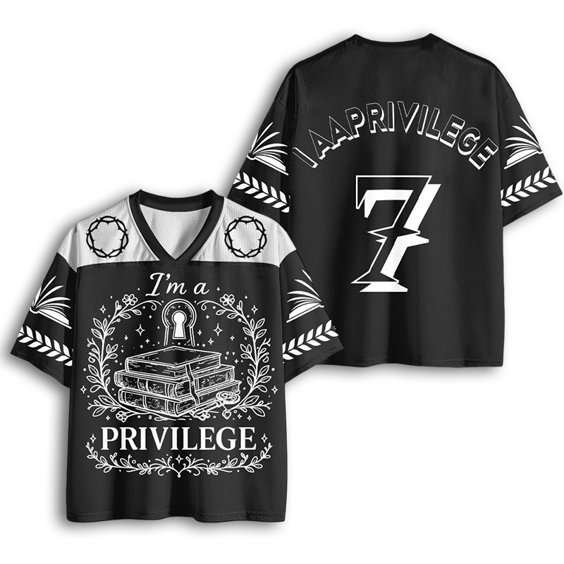 Baddiecat I’m A Privilege Mesh Jersey