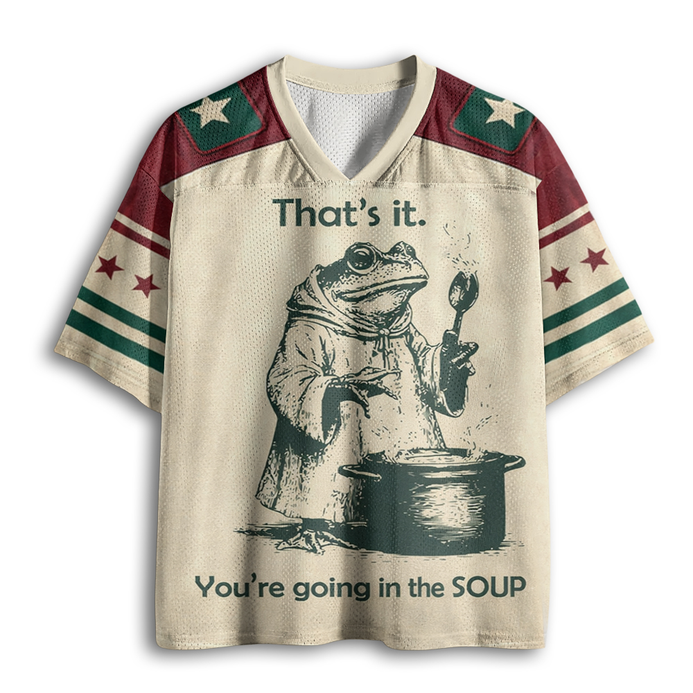 Baddiecat You're Going In The Soup Mesh Jersey
