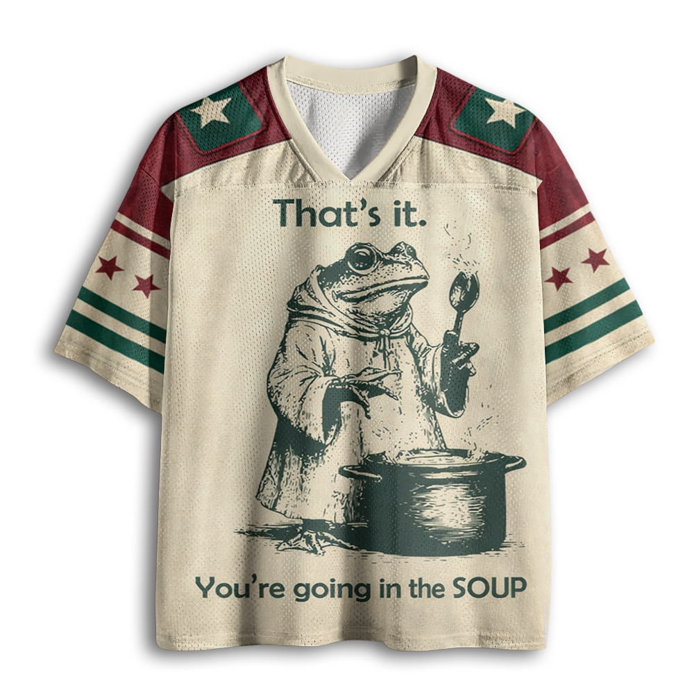 Baddiecat You're Going In The Soup Mesh Jersey