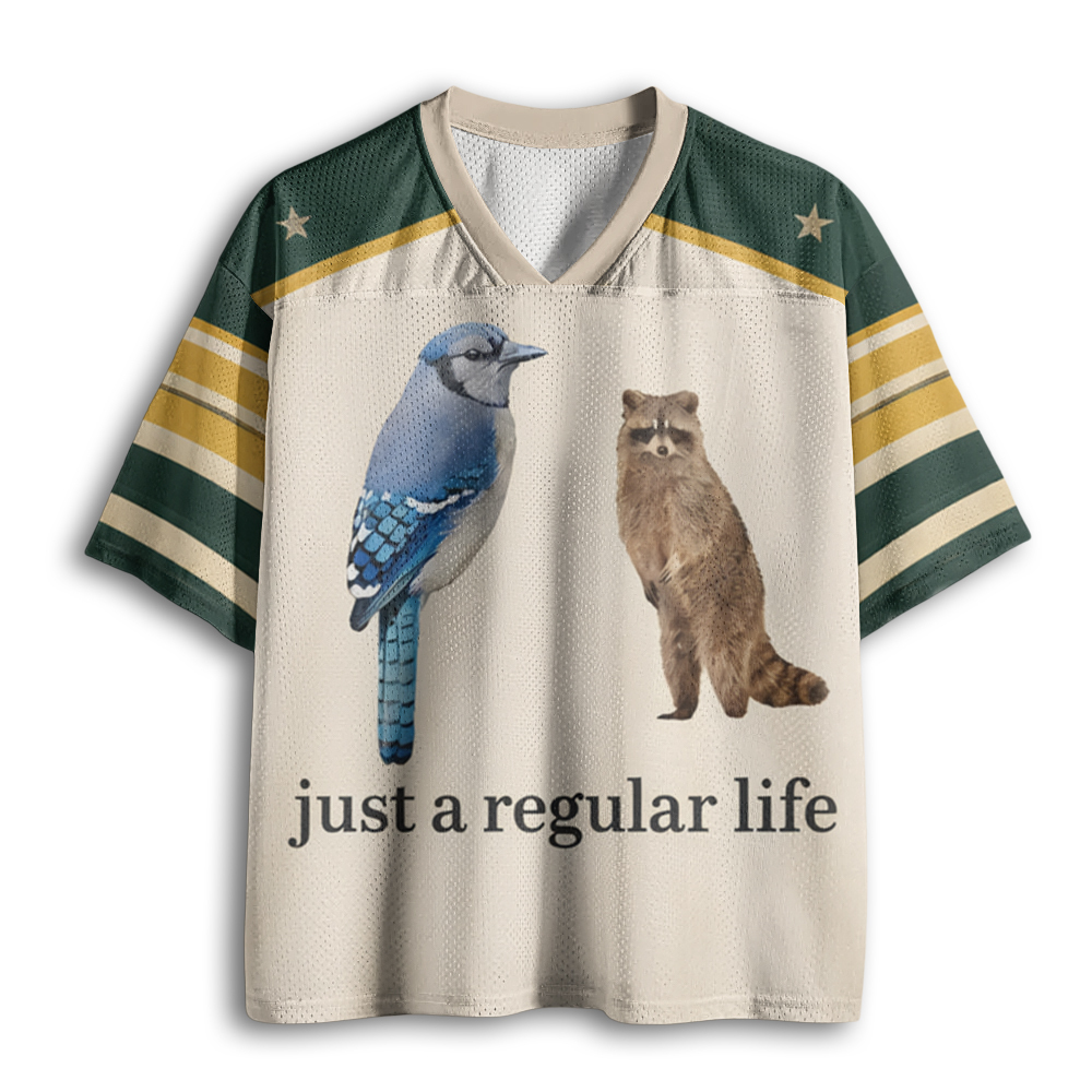 Baddiecat Just A Regular Life Mesh Jersey