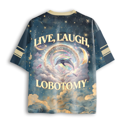 Baddiecat Funny Dolphin Meme Funny Dolphin Meme Mesh Jersey