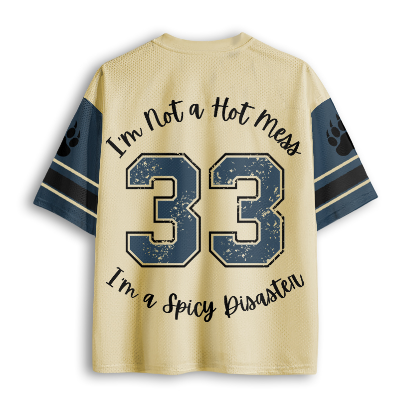 Baddiecat Spicy Disaster Raccoon Mesh Jersey