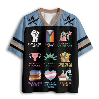 Baddiecat In This House We Believe Garden Hate Has No Home Her Mesh Jersey