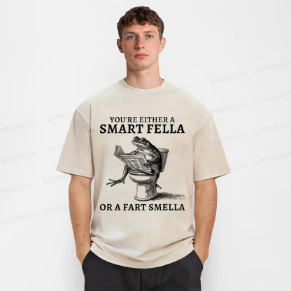 Baddiecat The Conceited Frog On The Toilet Washed T-shirt