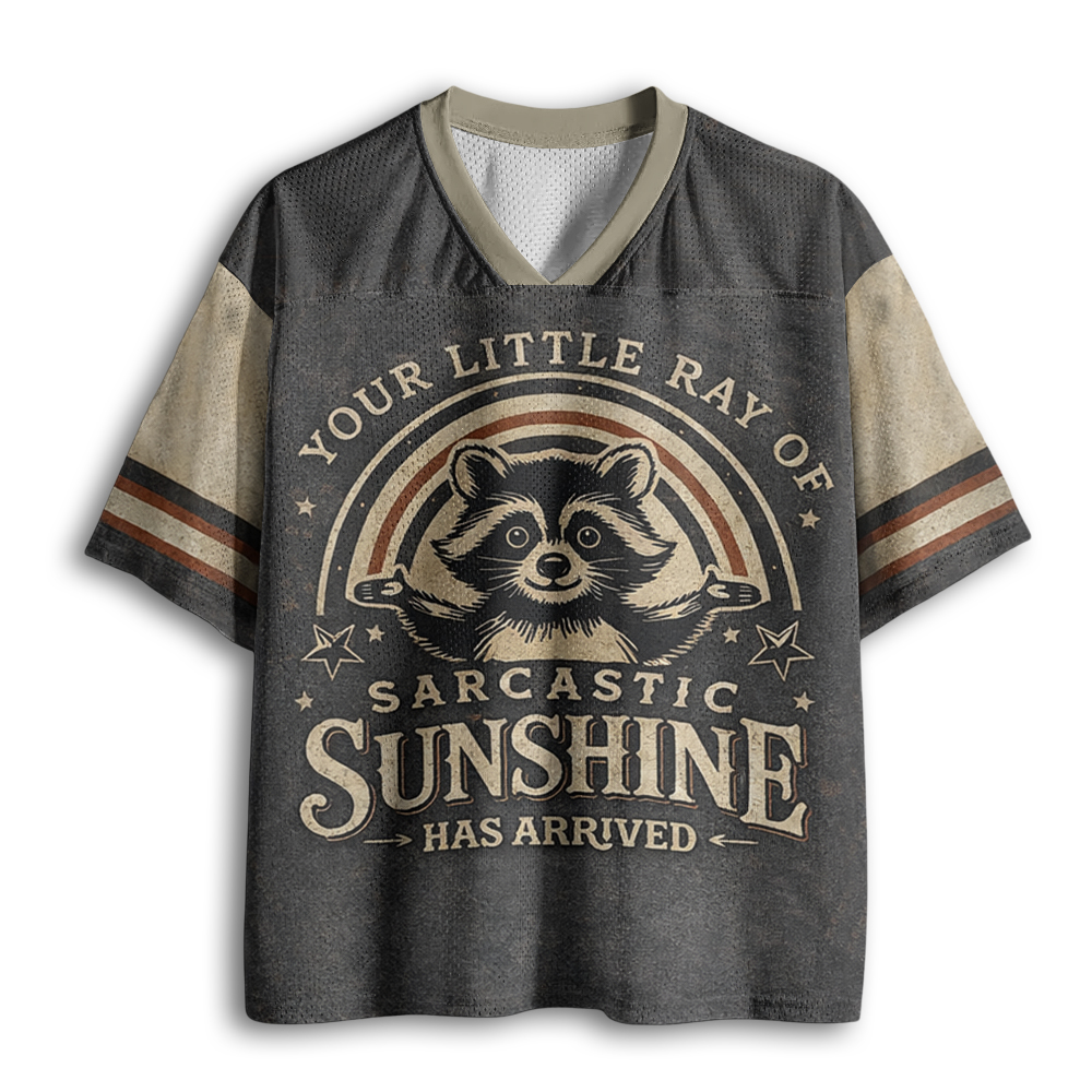 Baddiecat Your Little Ray Of Sarcastic Sunshine Has Arrived Mesh Jersey
