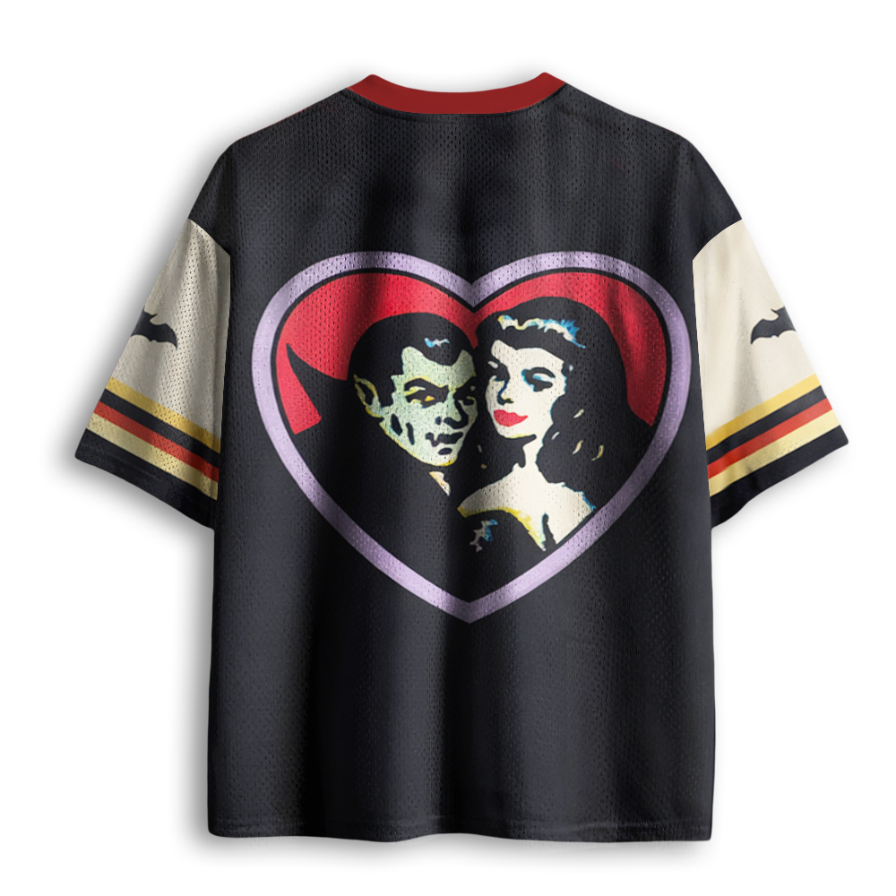 Baddiecat Vintage Vampires Mesh Jersey